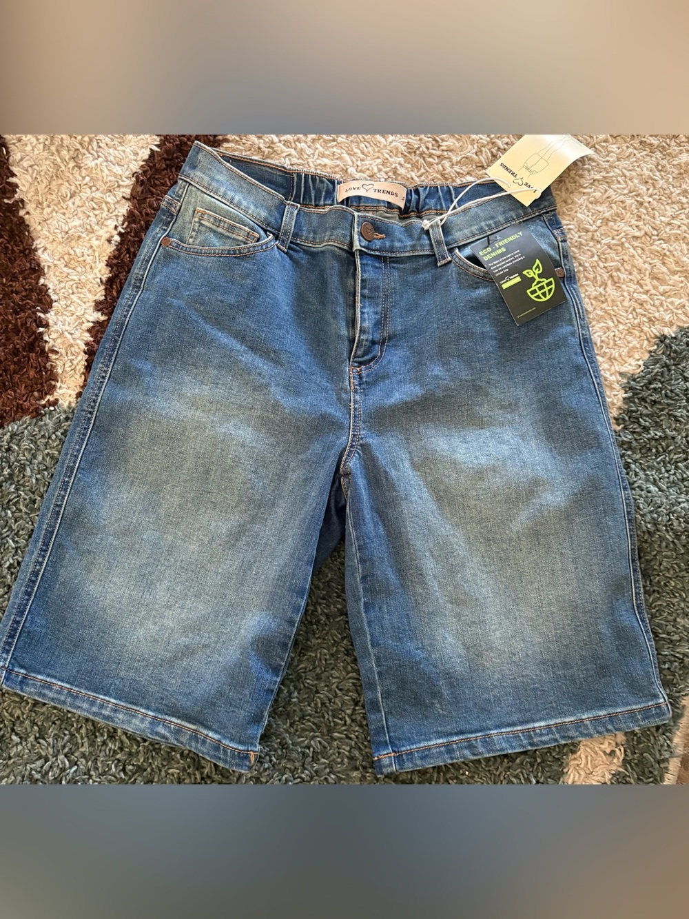 Love Trends Blue Denim Bermuda Shorts